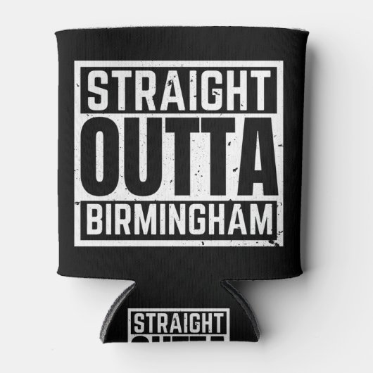 Straight Outta Birmingham Blikjeskoeler (Voorkant)