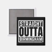 Straight Outta Birmingham Magneet (Voorkant / Achterkant)