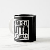 Straight Outta Birmingham Tweekleurige Koffiemok (Voorkant links)