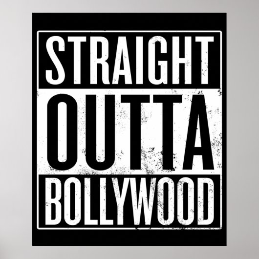 Straight Outta Bollywood Poster (Voorkant)