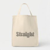 Straight outta boodschappen Canvas tas (Voorkant)