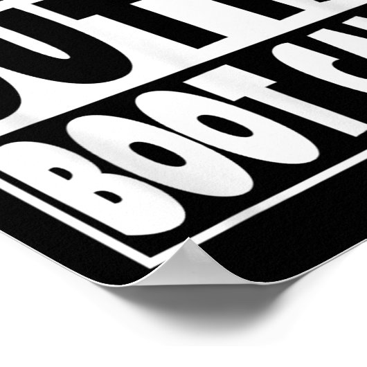 Straight Outta Boot Camp Military Basic Training G Poster (Hoek)