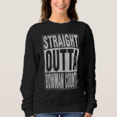 STRAIGHT OUTTA BOWMAN COUNTY Cool Home Quote Trui (Voorkant)