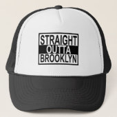 Straight Outta BROOKLYN t-shirt.png Trucker Pet (Voorkant)