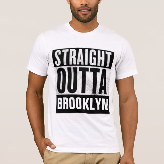 STRAIGHT OUTTA BROOKLYN T-shirts (Voorkant)