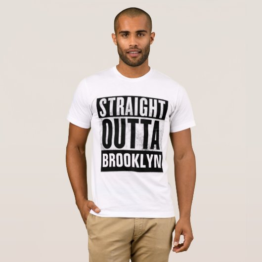 STRAIGHT OUTTA BROOKLYN T-shirts (Voorkant volledig)