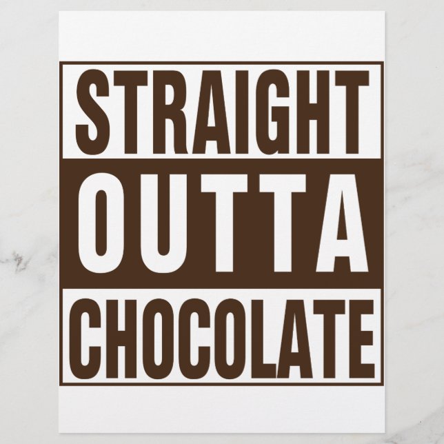 Straight Outta Brown Chocolate (Voorkant)