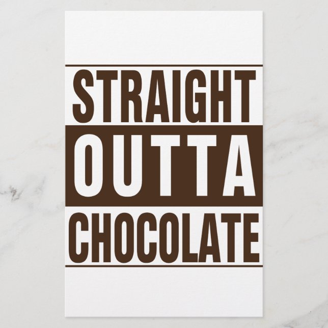 Straight Outta Brown Chocolate (Voorkant)