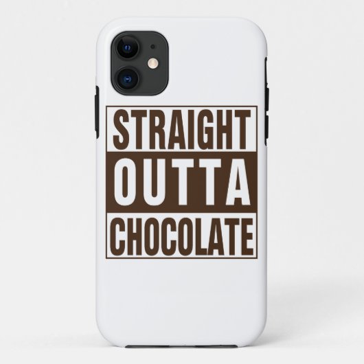 Straight Outta Brown Chocolate Case-Mate iPhone Case (Achterkant)