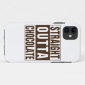 Straight Outta Brown Chocolate Case-Mate iPhone Case (Achterkant (horizontaal))
