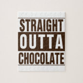 Straight Outta Brown Chocolate Legpuzzel (Verticaal)