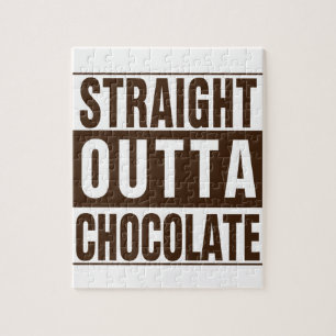 Straight Outta Brown Chocolate Legpuzzel
