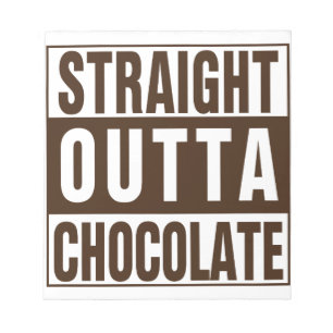 Straight Outta Brown Chocolate Notitieblok