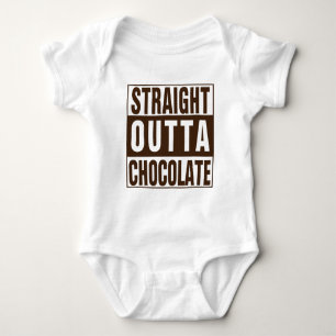 Straight Outta Brown Chocolate Romper