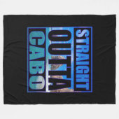 Straight Outta Cabo Fleece Deken (Voorkant (Horizontaal))