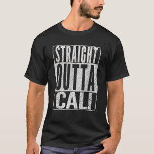 STRAIGHT OUTTA CALI Shirt Californië Cool Novelty