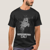 Straight Outta Cali-stadskaart (GROTE AFDRUKKEN) T-shirt (Voorkant)