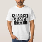 Straight Outta Cali T-shirt (Voorkant)