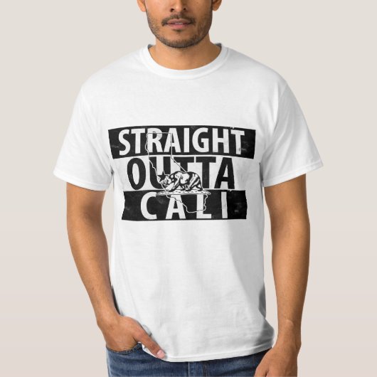 Straight Outta Cali T-shirt (Voorkant)