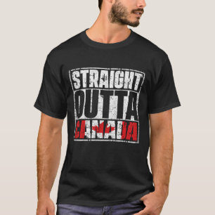 Straight Outta Canada Flag T-shirt
