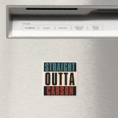 Straight Outta Carson Californië Magneet (Insitu (Vaatwasser))