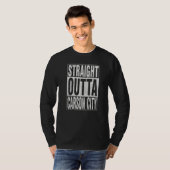 STRAIGHT OUTTA CARSON CITY Cool Home Quote   T-shirt (Voorkant volledig)