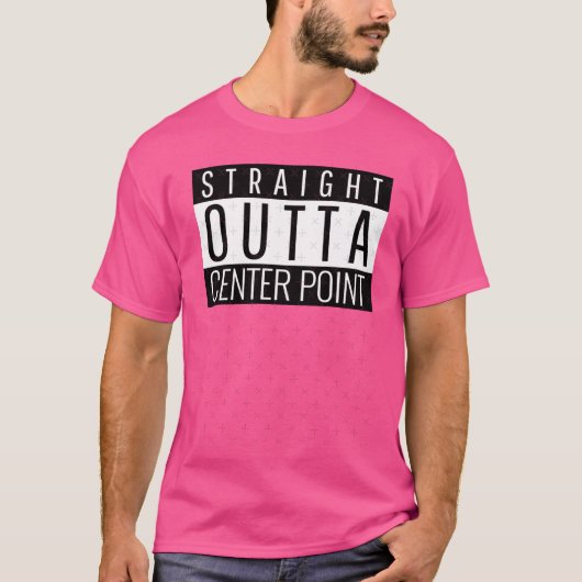 Straight Outta Center Point Alabama Oversized T-shirt (Voorkant)
