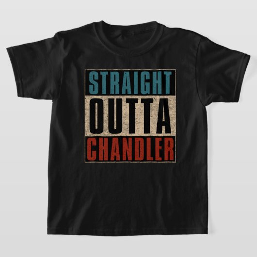 Straight Outta Chandler Arizona AZ T-shirt (Laagn)