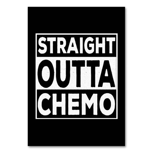 Straight Outta Chemo Kaart (Voorkant)