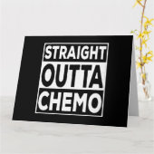 Straight Outta Chemo Kaart (Gele Bloem)