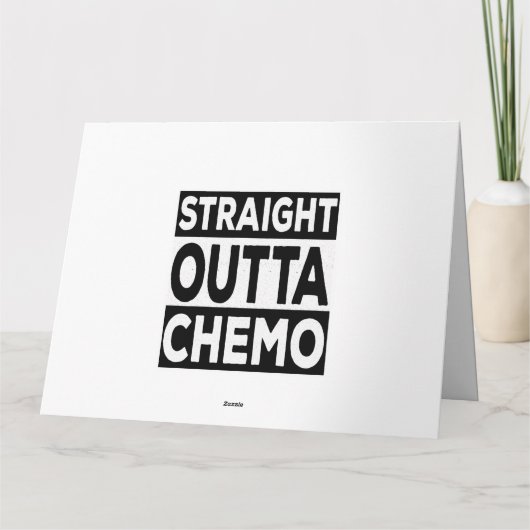 Straight Outta Chemo Kaart (Achterkant)