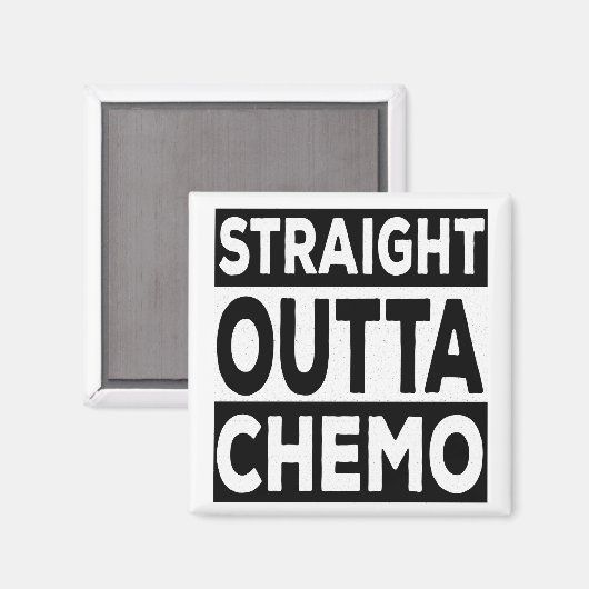 Straight Outta Chemo Magneet (Voorkant / Achterkant)