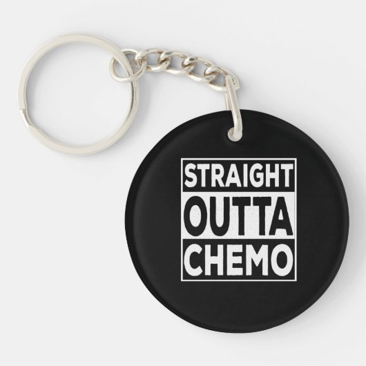 Straight Outta Chemo Sleutelhanger (Voorkant)
