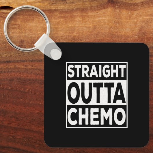 Straight Outta Chemo Sleutelhanger (Voorkant)