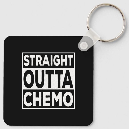 Straight Outta Chemo Sleutelhanger (Achterkant)