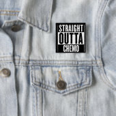 Straight Outta Chemo Vierkante Button 5,1 Cm (In situ)