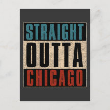 Straight Outta Chicago Illinois IL Verenigde State