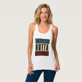 Straight Outta Chicago Illinois IL Verenigde State Tanktop (Volledige Voorkant)