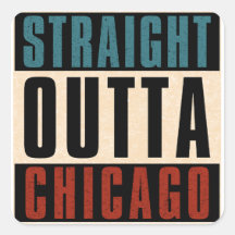 Straight Outta Chicago Illinois IL Verenigde State