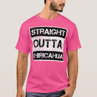 Straight Outta Chiricahua Nationaal Monument Vinta T-shirt