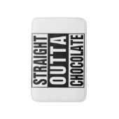 Straight Outta Chocolate Badmat (Voorkant Verticaal)