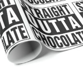 Straight Outta Chocolate Cadeaupapier (Rol Hoek)