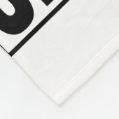 Straight Outta Chocolate Fleece Deken (Hoek)