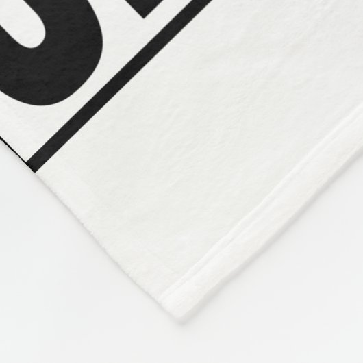 Straight Outta Chocolate Fleece Deken (Hoek)