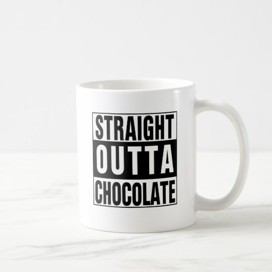 Straight Outta Chocolate Koffiemok (Rechts)
