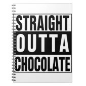 Straight Outta Chocolate Notitieboek (Voorkant)