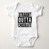 Straight Outta Chocolate Romper (Voorkant)