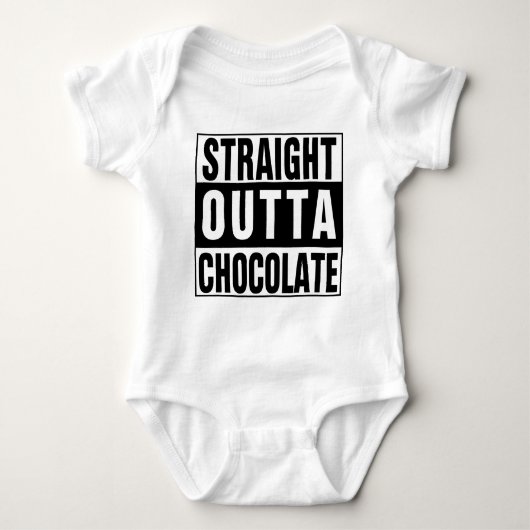 Straight Outta Chocolate Romper (Voorkant)