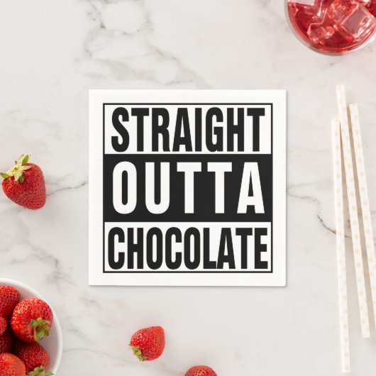 Straight Outta Chocolate Servet (Insitu)