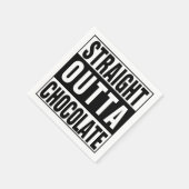 Straight Outta Chocolate Servet (Hoek)